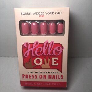 Hello Love Press On Nails Sorry I Missed Your Call